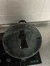 佩舟麦饭石不粘锅的炒菜锅炒锅多功能铁锅电磁炉家用锅具无油烟 【带副耳】带盖 适3-8人 34cm 实拍图