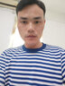 体能服 短袖海魂衫男体能短袖套装体能服蓝白t恤体能训练迷彩服圆领休闲意設透气迷彩短袖T恤 单上衣 165-170/92-96 实拍图