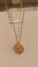 周生生彩金项链 薄荷系列 18K玫瑰色黄金萦绕八角星项链 91599N定价 45厘米 晒单实拍图