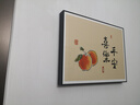 顺吉祥利 猫咪电表箱装饰画遮挡配电箱电闸盒开箱多媒体挂画开关餐厅壁画 B8017平安喜乐寓意 45*35cm(遮挡35*25)掀盖黑框 实拍图