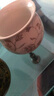 杰艺茶具陶瓷单个茶 耐热个人杯双层泡茶杯大号主人杯品茗杯青花瓷山水功夫茶杯 双层青花单杯-白金藤草 普通安全包装 实拍图