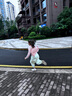 红蜻蜓拖鞋女夏季厚底坡跟罗马凉拖女软底皮面一字拖鞋WTK240742米色35 实拍图