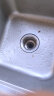 厨房洗菜盆下水管单槽不锈钢水槽下水器 洗碗池提拉蓝配件 不锈钢下水器 实拍图