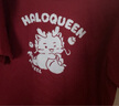 Halo Queen短袖T恤女夏款凉感小龙人印花T恤宽松大版显瘦上衣 H133T1568 实拍图