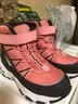 Skechers斯凯奇儿童绒绒靴雪地靴保暖男童棉鞋防寒加绒高帮女童靴660092L 女童/粉红色/灰色/PKGY 32 实拍图