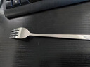 GEEGO304不锈钢叉子餐叉西餐叉家用主餐叉牛排刀叉勺三件套长柄沙拉叉 星空银-西餐叉2支装(304) 实拍图