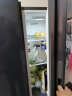 达米尼(Damiele)411升智能风冷无霜冰箱吧台对开门家用节能省电冰纤薄双开对开门大容量电冰箱 蓝色 实拍图