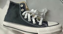 匡威（Converse）官方 All Star男女经典高帮帆布鞋黑色101010 101010/黑色 43 43/9.5 实拍图