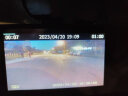 360行车记录仪后视镜前后双镜头高清倒车影像停车监控语音声控 双镜头套装+原装64G卡 实拍图