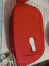 特百惠（Tupperware）微波饭盒可加热午餐便携套装 1L长方形便当盒午餐盒 红色三件套 实拍图