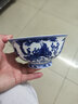 鑫國隆轩 景德镇青花瓷碗中式家用米饭碗面碗特色仿古碗高脚碗单碗餐具 6英寸面碗 实拍图