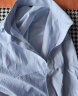 诺贝尔保罗（NOBOLPAUL）短袖衬衫男中老年男装男士衬衣免烫商务休闲夏季薄款爸爸条纹半袖 DAT903 43 晒单实拍图