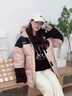雅鹿情侣款羽绒服男女同款秋冬季休闲时尚短款面包服立领加厚保暖外套 黑色 180 实拍图