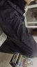 吉普（JEEP）休闲裤男夏季直筒宽松工装裤子男士冰丝透气长裤男裤 深灰 L  晒单实拍图