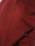 艾米优伽艾扬格专业瑜珈毯辅助瑜伽毛毯保暖 冥想 坐毯 深红色 实拍图