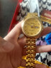 朗积（RONGISS） 黄金色手表商务情侣金表男士防水自动机械表瑞士女士纯金色腕表 地球金色机械表-男款 晒单实拍图