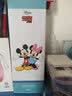迪士尼（Disney）儿童吸管杯防漏塑料杯子双盖背带两用水杯学生户外运动水壶便携杯GX-5873 莹粉5873 550ml 实拍图