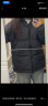 森马（Semir）[张新成同款][90绒子]三防羽绒服男冬季情侣纯色外套上衣 黑色(灰鸭绒)90001 175/92A/L 实拍图