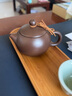 帕美顿紫砂壶西施茶壶手工茶壶紫砂杯单壶家用泡茶壶套装 棕色西施壶((150mI)+四杯) 150ml 实拍图
