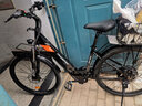 凤凰（Phoenix）电动自行车成人男女士锂电池电动车新国标小型助力电瓶车电单车 L8黑色【单速】26寸辐条轮 15AH电动续航45公里 实拍图