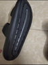 华美健步 ins风凉拖鞋时尚韩版厚底沙滩软底一字拖户外凉拖男款HM2271黑色44-45码 实拍图