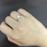 谢瑞麟（TSL）母亲节礼物18K金钻石戒指环群镶求婚订婚结婚白金钻戒女63235 12圈口（约21颗钻，约7分） 实拍图