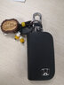 劲轩本田思域CRV十代雅阁XRV冠道杰德URV皓影缤智真皮汽车钥匙包套女 本田头层牛皮-黑色 实拍图