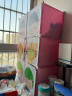 安尔雅简易衣柜 玩具收纳架宝宝衣橱简约塑料组合箱环保卡通简易衣柜卧室收纳柜 实拍图