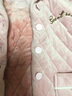 芬腾 睡衣女冬季夹棉三层加厚绒新款长袖开衫家居服套装 栗子 M 实拍图
