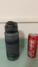 悠家良品（UPSTYLE） 大容量塑料水杯子男学生运动太空杯泡茶防摔水瓶户外健身水壶女 灰色【磨砂款/带茶隔刻度】 700ml 实拍图