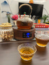 叁坤 加厚玻璃茶壶耐热煮茶器养生壶泡茶烧水提梁壶普洱花茶壶过滤家用保温煮茶电陶炉功夫茶具 绿珠壶+红橡色茶炉【升级款】 实拍图