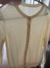 深呼吸DEEP BREATH女装可机洗纯羊毛针织开衫女A400732 米白 M (3) 实拍图