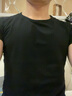 简束 短袖T恤男纯色棉质t恤夏季休闲运动紧身t恤男圆领修身打底汗衫潮 灰色 XL （70kg左右） 实拍图
