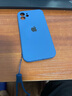谜麟 适用苹果12手机壳液态硅胶摄像头全包iPhone12ProMax手机壳防摔苹果12Pro保护壳防滑软壳 苹果12【海军蓝+全屏钢化膜+挂绳】 实拍图