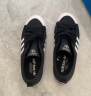adidas预售 NIZZA休闲复古篮球风帆布鞋男女阿迪达斯官方三叶草 一号黑/白     42 实拍图