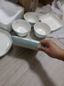 富彩陶瓷 碗家用欧式金边可微波吃饭碗盘组合加厚防烫陶瓷面碗餐具套装 （5碗6个+8盘4个+7方盘2个） 实拍图
