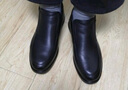 奥康男士棉鞋冬季加绒保暖高帮加厚棉皮鞋牛皮防滑中老年人爸爸鞋 加厚黑色 42 实拍图