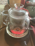 正扬 电陶炉煮茶器玻璃烧水壶煮茶壶功夫茶具套装家用养生壶泡茶蒸煮 进水(蒸煮)钻黑套+托盘+镀银祥龙 实拍图