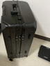 迈乾行李箱可上飞机小型登机箱男士商务出差皮箱子结实耐用铝框拉杆箱 黑色【USB充电口+侧挂钩】 28英寸 【终身质保+备用轮+箱套】 实拍图
