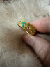 中国黄金（CHINA GOLD）足金999古法婚庆情侣活口对戒送老婆七夕情人节礼物黄金复购补贴 男戒 净金重约11.47g 实拍图