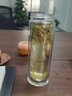 希诺（heenoor）玻璃杯双层水杯男带过滤网保温泡茶杯车载水晶杯防烫隔热专用礼物 升级抗菌杯：安娜粉270ml-新款滤网 实拍图