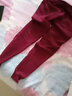 AB内衣保暖裤秋冬男女裤夹棉三层保暖中老年单件棉毛秋裤 基础款女士-枣红 2XL 【0°-10°】 实拍图