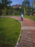 ETOKIDS出口日本儿童二合一平衡车自行车无脚踏滑步车2-6岁宝宝车小孩 森林绿（二合一） 14寸 实拍图