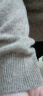 赫&旻一线成衣无缝羊毛衫女100羊毛2023秋冬半高领宽松套头打底毛衣 原绒驼 XL 晒单实拍图