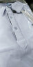 南极人长袖T恤男春秋款翻领纯色男士衣服男装春装体恤打底衫 T102白色常规 185/3XL 实拍图