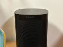 SONOS One 有源音箱 WIFI无线 多房间互联 环绕可组合 家庭影院 迷你音响 家用桌面客厅卧室书架 黑 实拍图