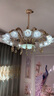 羽良 欧式吊灯客厅灯水晶灯锌合金简欧奢华大气餐厅卧室酒店别墅灯具 15头底托带发光（配三色灯泡） 实拍图