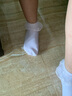 米宝儿（MIPP）女童袜子薄款拉丁舞考级夏粉色季蕾丝花边宝宝纯色棉袜中筒公主 白色2双粉色1双 共 3双 5-9岁 脚长18-20cm鞋码29-33 实拍图