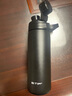 btif直饮保温杯男士大容量运动水杯便携直身杯学生便携实用不锈钢水杯 星辰黑【可拆吸管】 600ml 实拍图