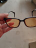 GENIUS MELODY 太阳镜墨镜男新款开车驾驶镜防紫外线明星同款眼镜钓鱼近视眼睛 砂黑框全黄夜视镜片 实拍图